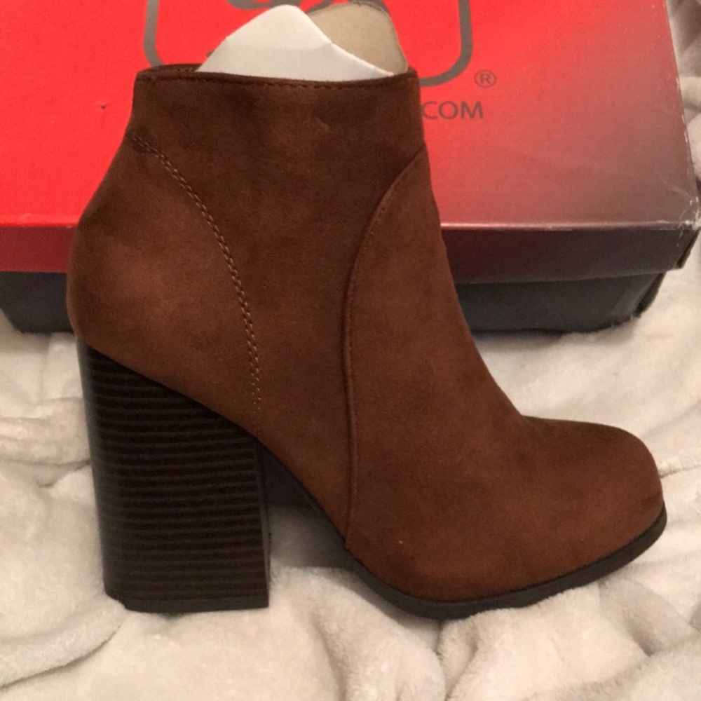 Block heel booties *Sold*